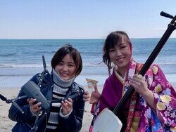 なつみゆず 「花のお江戸に雨が降る」